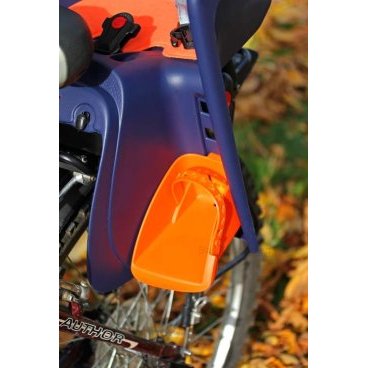 Детское велокресло Author ABS-Boodie CFS на багажник синее до 7лет/22кг