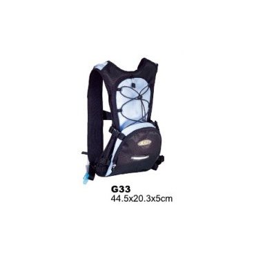 Фото Велосипедный рюкзак TBS G33, влагостойкий полиэстер 600D, 44,5х20,3х5см, с резервуаром для воды, G33