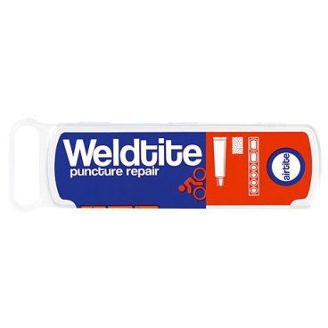 Аптечка WELDTITE, 2 суперзаплатки 28х18 мм, 4 суперзаплатки D:20 мм, шкурка, клей 5 г, 1016