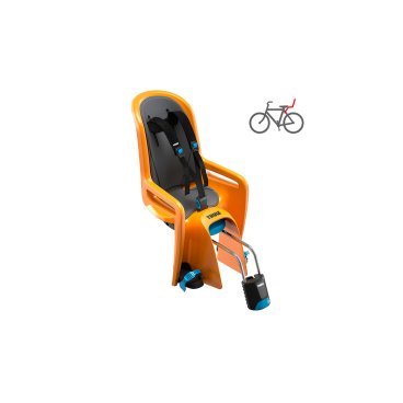 Детское велокресло Thule RideAlong New, на подседельную трубу, оранжевый, до 22 кг, 100108