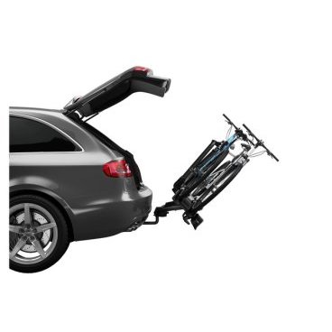 Багажник Thule VeloCompact, для перевозки 2-х велосипедов, для установки на фаркоп, 7 pin, 925