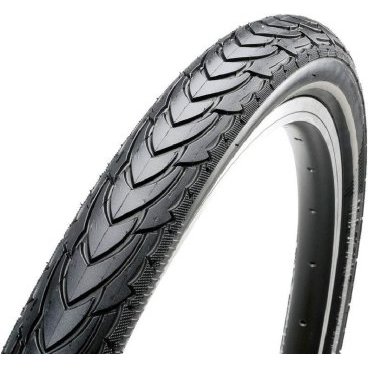 Велопокрышка Maxxis OverDrive Excel+40x40 + ref, 26x1.75, 60 TPI, wire, 70a/65a, черная, TB64505000