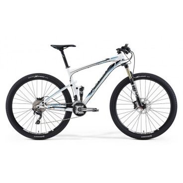 Рама велосипедная Merida Ninety-Nine 9.800-FRM White (process blue/black), 2015 г