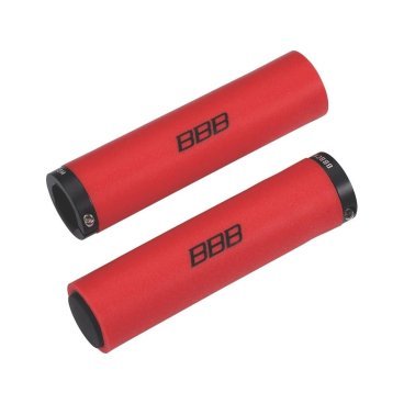 Фото Грипсы велосипедные BBB StickyFix, 130 mm, силикон, красные, BHG-35