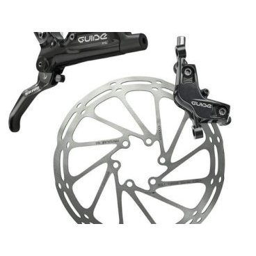 Фото Тормоз велосипедный задний Sram Guide RS Gloss Black Rear, 1800mm, 00.5018.099.001