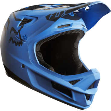 Фото Велошлем Fox Rampage Pro Carbon Moth Helmet, сине-черный, 19075-023