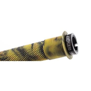 Грипсы велосипедные DMR Brendog Death Grip Thin, кретон, D:31.3 мм, желтые, DMR-G-BREN-THIN-C