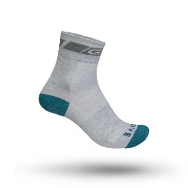 Фото Велоноски женские GripGrab Classic Sock Regular Cut, поддержка стопы, сетчатые зоны, серый, 3012S03