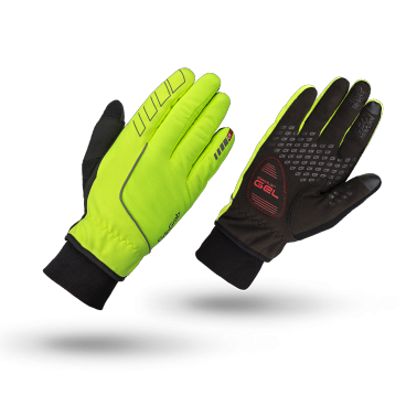 Велоперчатки GripGrab Windster Gloves, желтые, 1030XSHi-vis