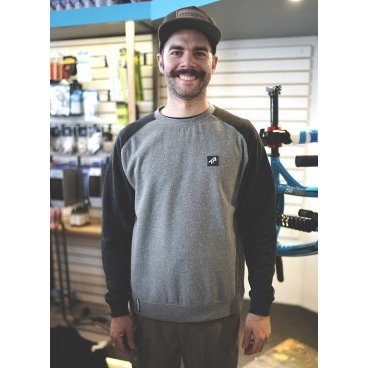Свитер TBC Crewneck Sweatshirt (Style: Premium Tag, Color: Black/Grey, Size: