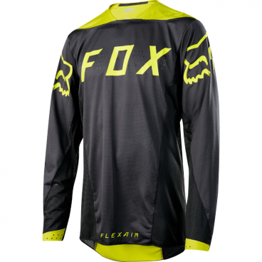 Велоджерси Fox Flexair LS Moth Jersey Black/Yellow, 19025-019-M