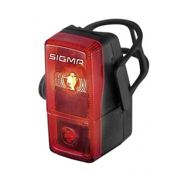 Фонарь велосипедный задний Sigma Sport, Lighting, Cubic, 1 режим, на батарейках, A237210