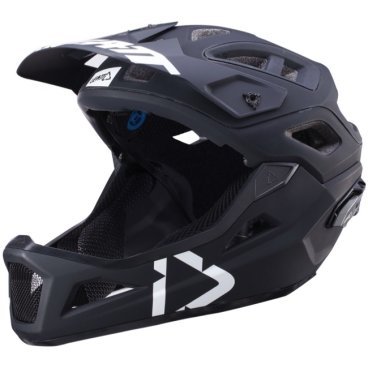 Фото Велошлем Leatt DBX 3.0 Enduro Helmet, черно-белый 2018, 1017110312