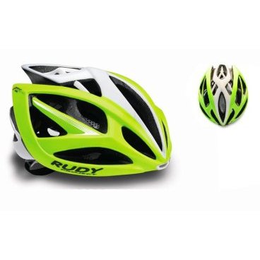 Велошлем Rudy Project AIRSTORM LIME FLUO/WHITE SHINY, HL540042