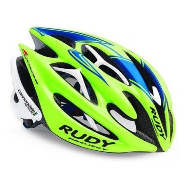 Велошлем Rudy Project STERLING CANNONDALE LIME/BLUE/WHITE, HL519302CL