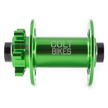 Фото Втулка велосипедная Colt Bikes, передняя, 32h, зелёный, C-F30G15