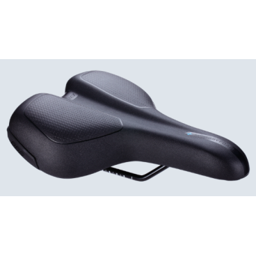Фото Седло велосипедное BBB TouringPlus Active ergonomic saddle memory foam steel черный б/р, BSD-116