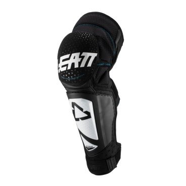 Наколенники подростковые Leatt 3DF Hybrid Knee & Shin Guard EXT Junior, бело-черный, 2023, 5019410190