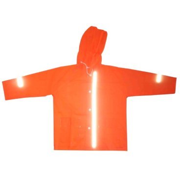 Фото Дождевик Vinca Sport со светоотражающими полосами, DK2 orange