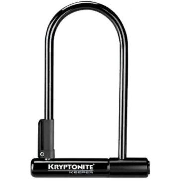 Велосипедный замок Kryptonite Keeper 12 Long Shackle U-lock, на ключ, 12 х 102 х 203 мм, 720018004202