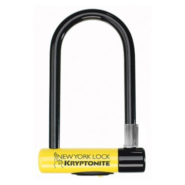 Велосипедный замок Kryptonite New York Standard w/ FlexFrame-U bracket, U-lock, на ключ, 16 х 102 х 203 мм, 720018002154
