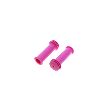 Фото Грипсы велосипедные TRIX, резиновые, для детских велосипедов, 102 мм, антискользящие, упор, розовые, HL-G96 pink