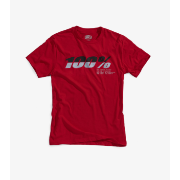 Велофутболка 100% Bristol Tee-Shirt Red, 32095-003-12