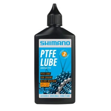 Смазка Shimano PTFE Lube, для цепи, для сухой погоды, флакон, 100 мл, LBPT1B0100SA
