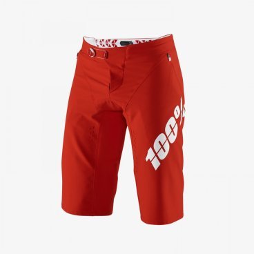 Фото Велошорты 100% R-Core X Shorts, красный 2019, 42002-003-30