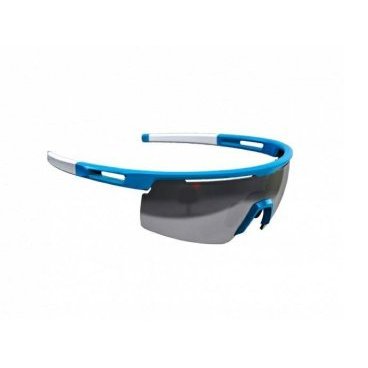 Очки велосипедные BBB 2019 sunglasses Avenger, white temple tips, PC smoke flash mirror lens PC clear and PC, BSG-57