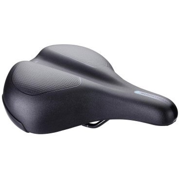 Седло велосипедное BBB 2019 saddle ComfortPlus relaxed saddle, memory foam, Boron rails 210 x 270mm, черный, BSD-102