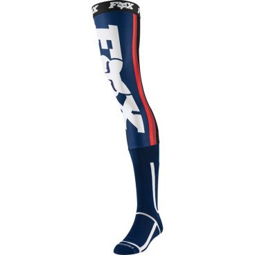 Велочулки Fox Linc Knee Brace Sock Navy/Red, 2020, 24022-248-L