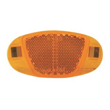 Катафот велосипедный светоотражающий VENTURA,  в спицы, 60мм, оранжевый, 5-466603