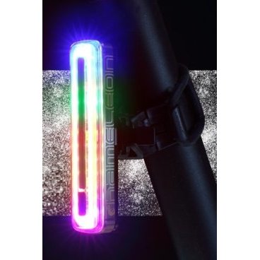 Фонарь велосипедный Moon Nebula Cham, универсальный, 1 диод, 8 режимов, 5 цветов, чёрный, WP_Nebula_Cham_C