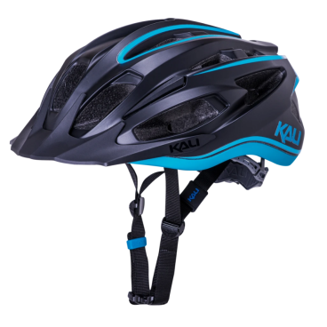 Шлем велосипедный KALI ALCHEMY TRAIL/MTB, LDL, CF, 21 отверстий, Mat Blk/Blu, 02-21419237