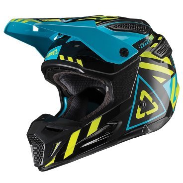 Велошлем Leatt GPX 5.5 V19.1 Helmet, Black/Lime, 1019100104