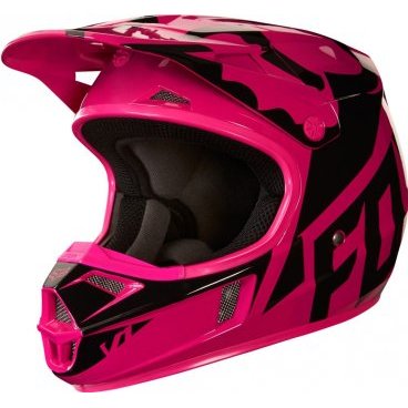 Фото Велошлем подростковый Fox V1 Race Youth Helmet, Pink, 19542-170