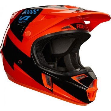 Велошлем подростковый Fox V1 Mastar Youth Helmet, Orange, 19544-009