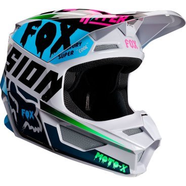Велошлем подростковый Fox V1 Czar Youth Helmet, Light Grey, 21781-097