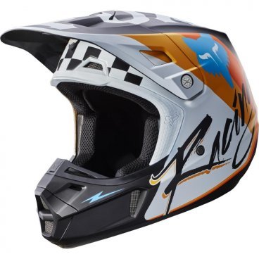 Велошлем Fox V2 Rohr Helmet, White, 17375-008