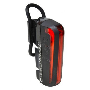 Фонарь велосипедный задний MOON, диодный, 5 режимов, USB, красный/черный, WP_Cerberus_R