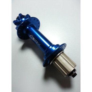 Фото Велосипедная втулка для фэтбайка Bitex, задняя, под кассету, синий, FB-MTR-M10-190Blue_ShimST