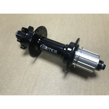 Велосипедная втулка для фэтбайка Bitex, задняя, под кассету, чёрный, FB-MTR-M10-177BK_ShimST