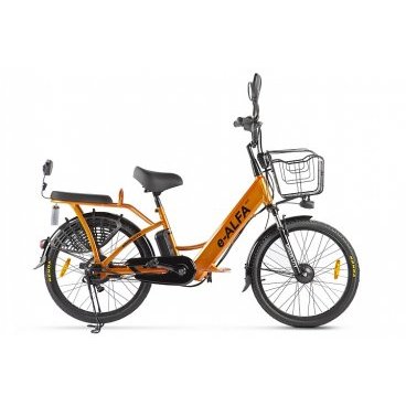 Электровелосипед  GREEN CITY e-ALFA, 24", 2020