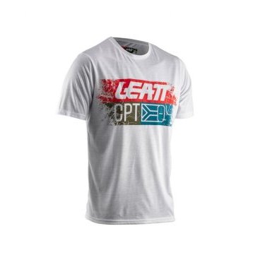Фото Велофутболка Leatt Core T-Shirt, белый, 2020, 5020004802