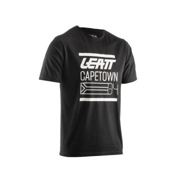 Велофутболка Leatt Core T-Shirt, черный, 2020, 5020004742