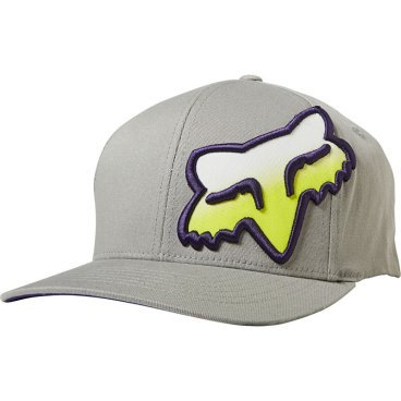 Фото Бейсболка Fox Honr Flexfit Hat Grey 2020, 26152-006-L/XL