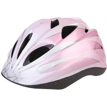 Фото Шлем велосипедный детский Stels HB6-5, бело-розовый