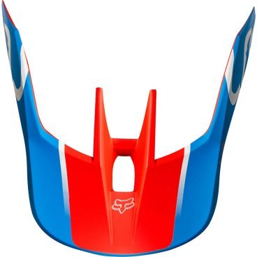 Фото Козырек к шлему Fox V3 Kila Helmet Visor, пластик, Blue/Red .22969-149-L/XL