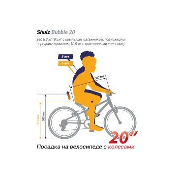 Детский велосипед SHULZ Bubble 20" 2020